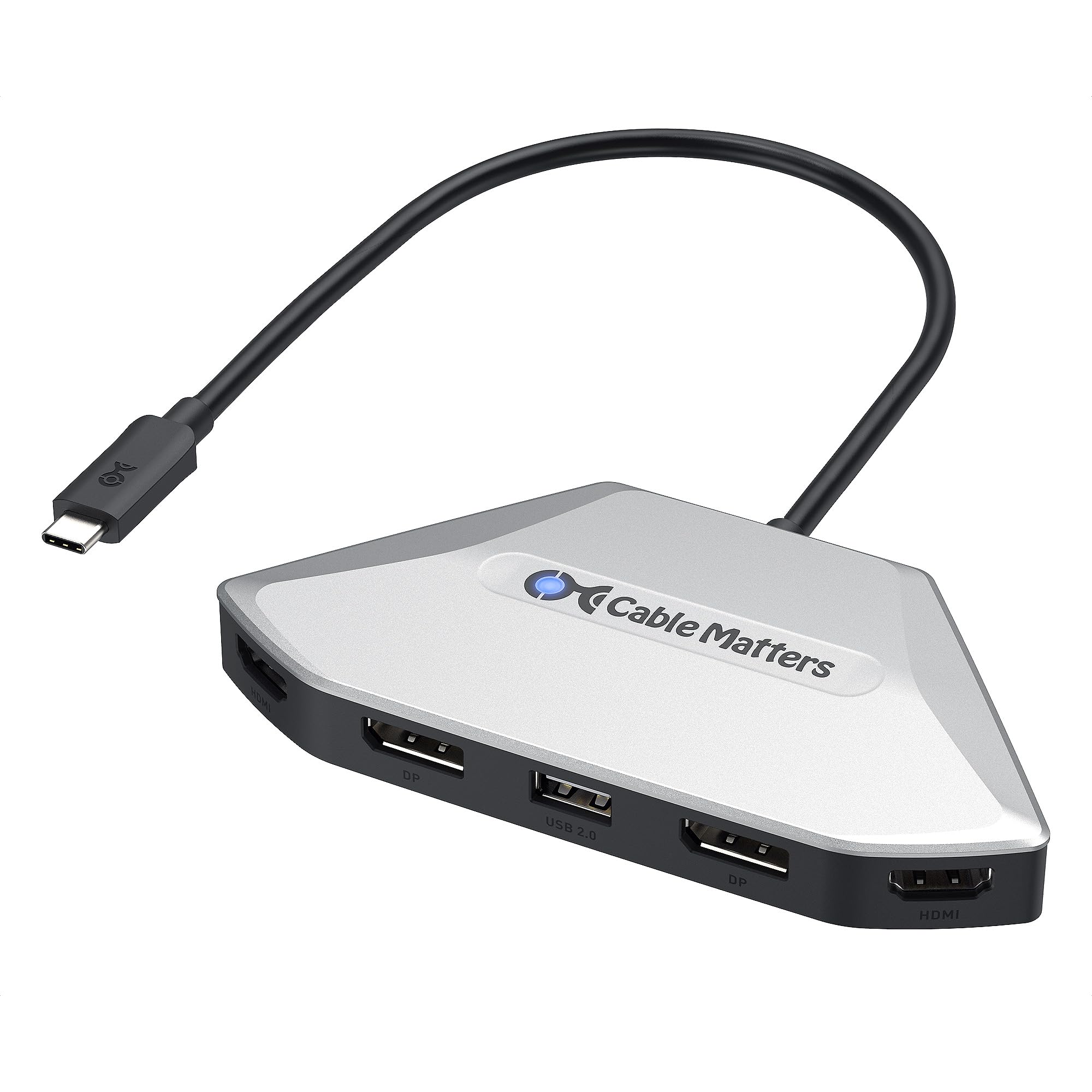 Amazon | Cable Matters 4K 4画面出力USB-C MSTアダプター、Windows
